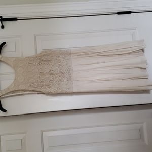 Hollister Cream Lace Dress